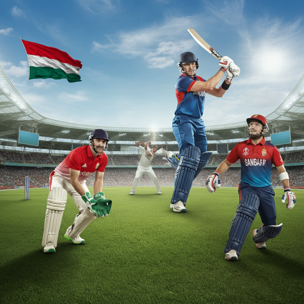 HungaryvsSerbiaCricketMatch