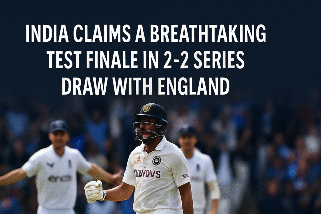 India vs England Test Series 2025