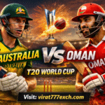 Australia vs Oman, 40th Match, Group B, ICC Men’s T20 World Cup