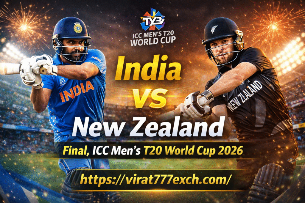 India vs New Zealand, Final, ICC Men's T20 World Cup 2026